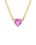 Solo Pink Heart Neckalce