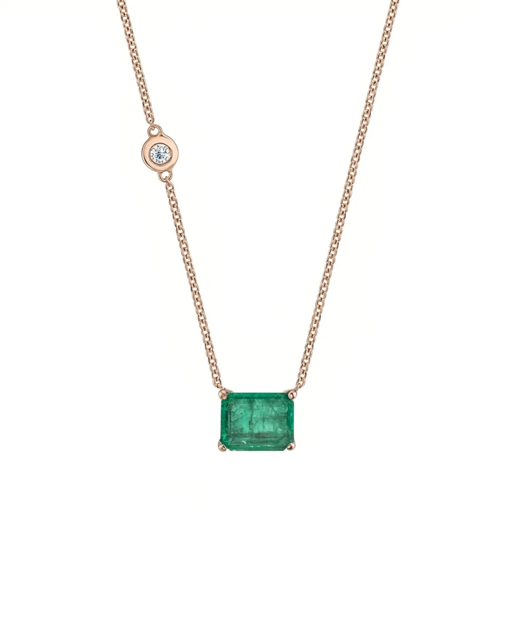 Solo Emerald Green Necklace