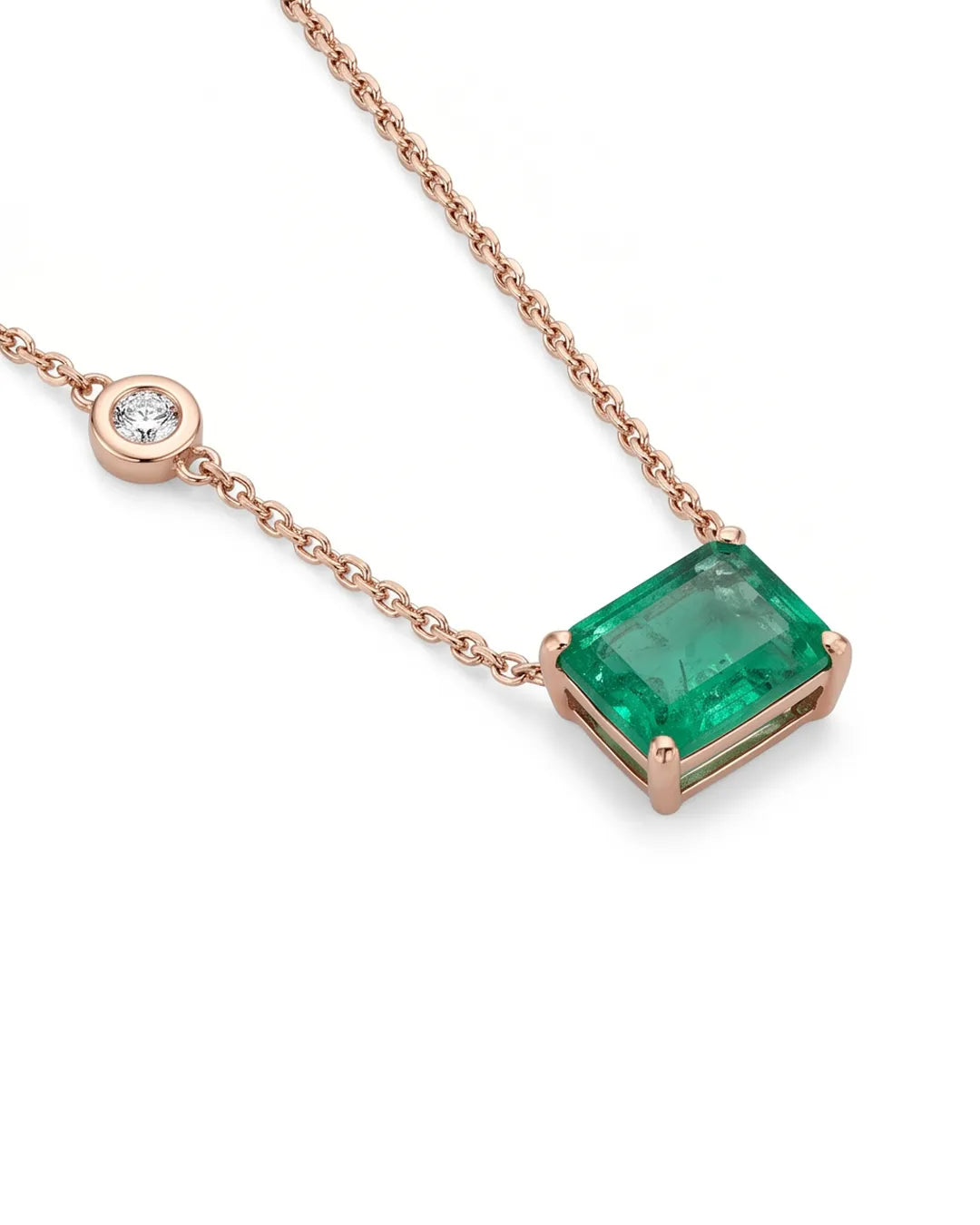 Solo Emerald Green Necklace