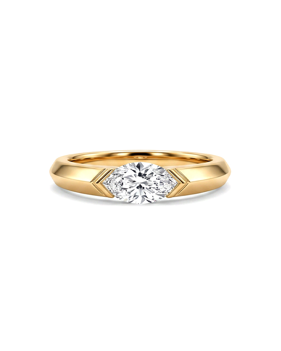 Marquise Pinky Ring