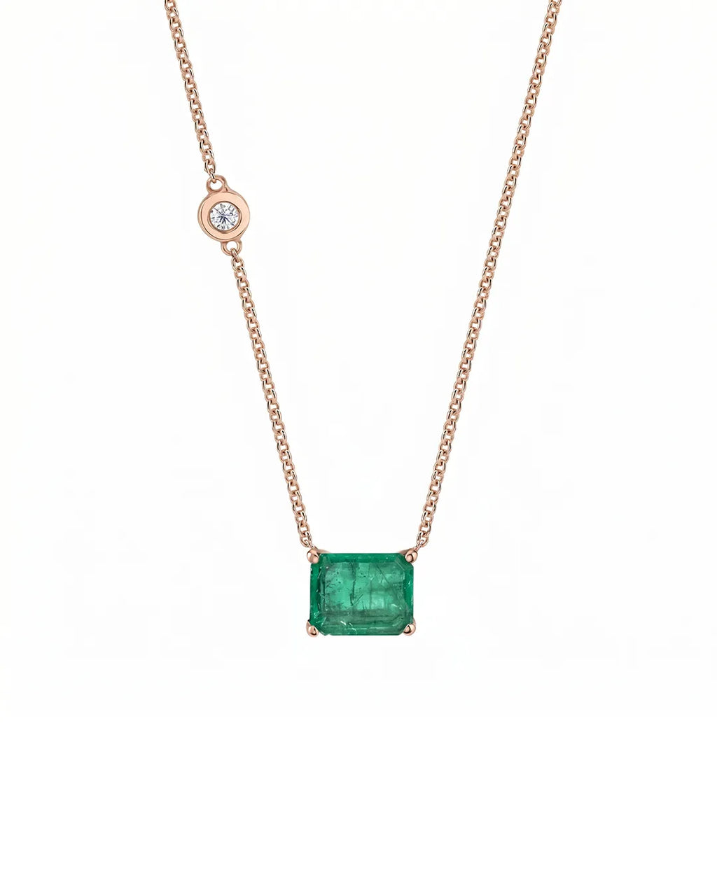 Solo Emerald Green Necklace