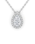 Pear Necklace - Lab Diamond
