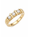 3 Stone Lab Diamond Pinky Ring - Lab Diamond