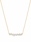 Random Marquise Necklace - Lab Diamond