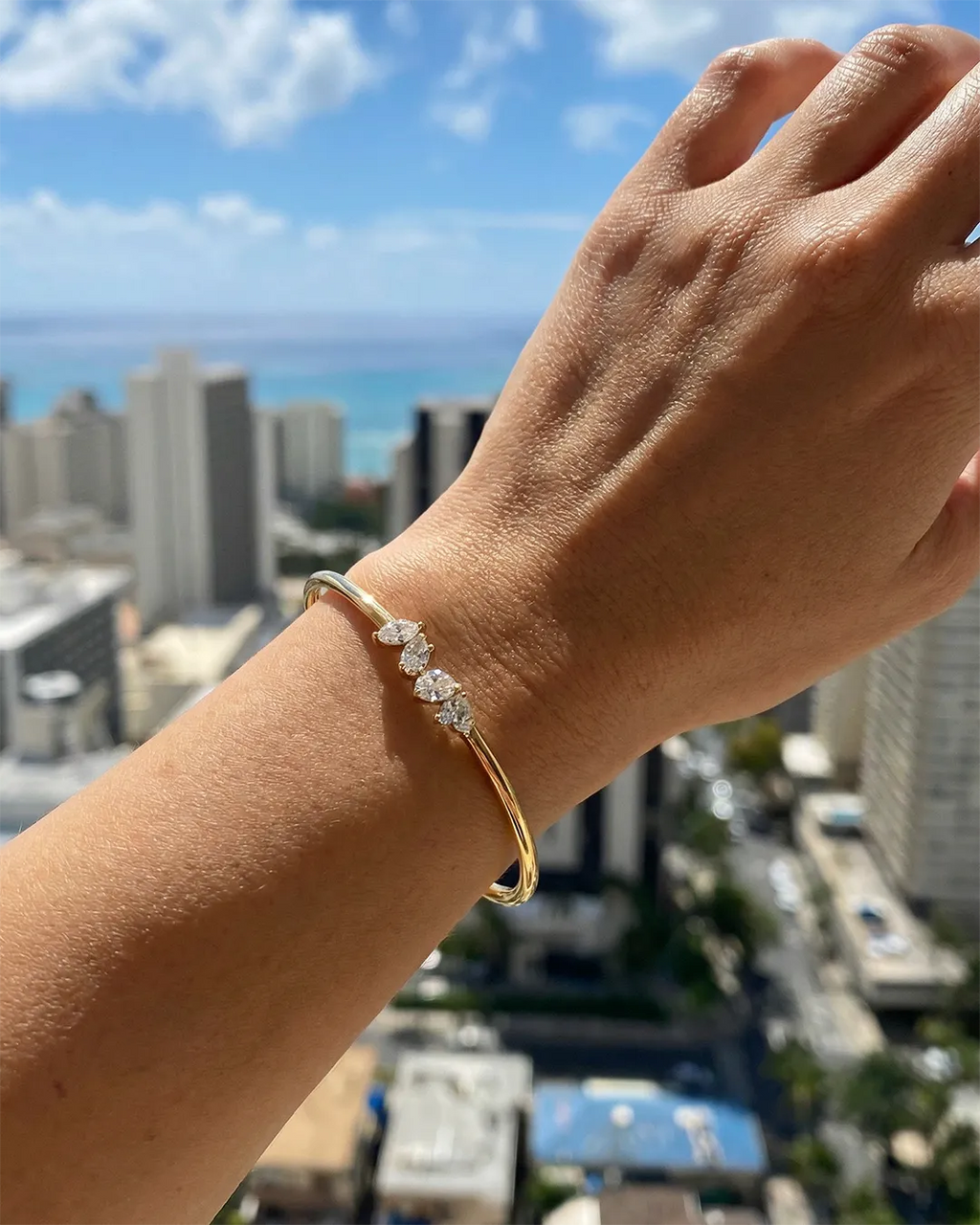 The Stone Mix Bangle