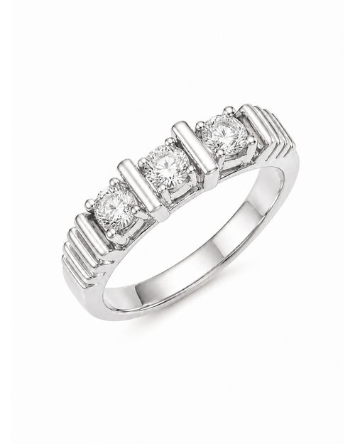 3 Stone Lab Diamond Pinky Ring - Lab Diamond