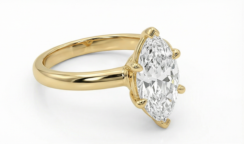 The Marquise - Moissanite