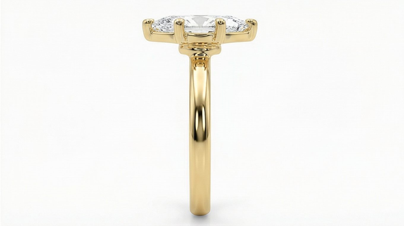 The Marquise - Moissanite