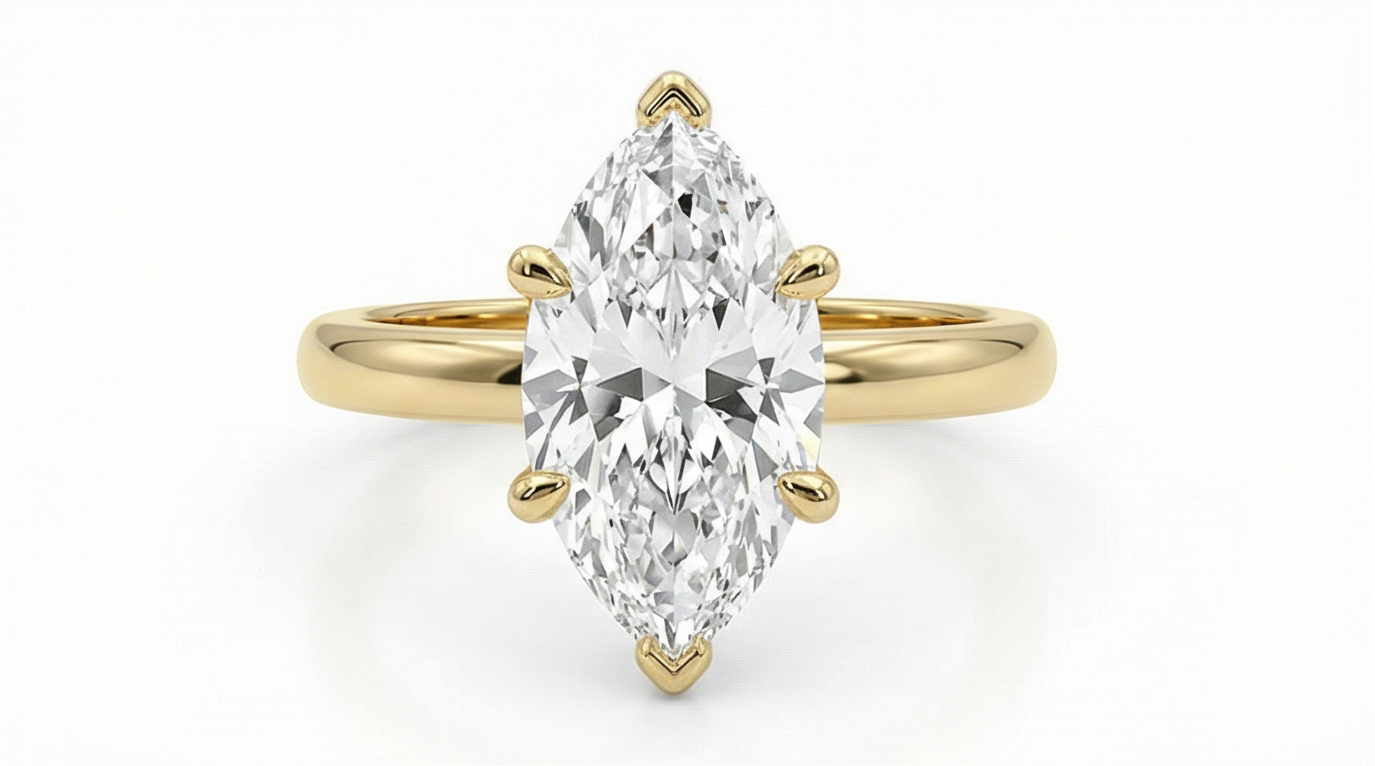 The Marquise - Moissanite