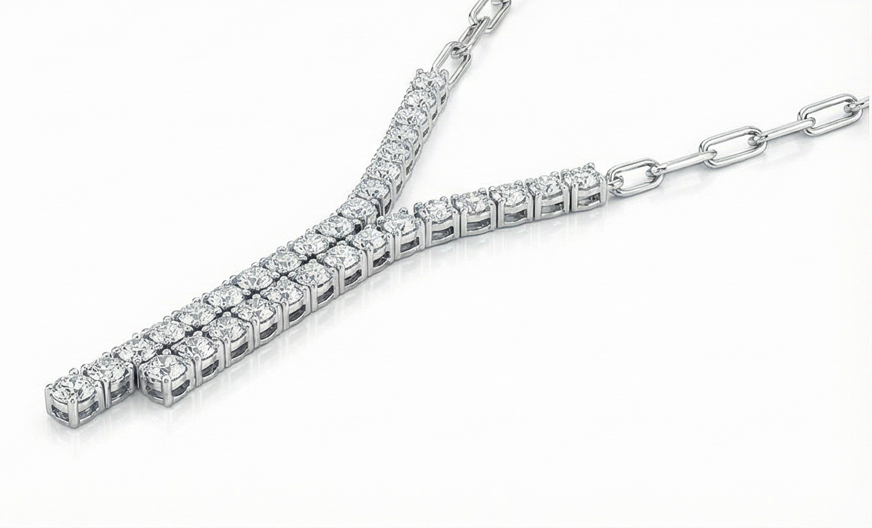 Imperial Drop Necklace - Lab Diamond