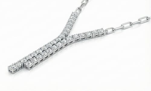 Imperial Drop Necklace - Lab Diamond