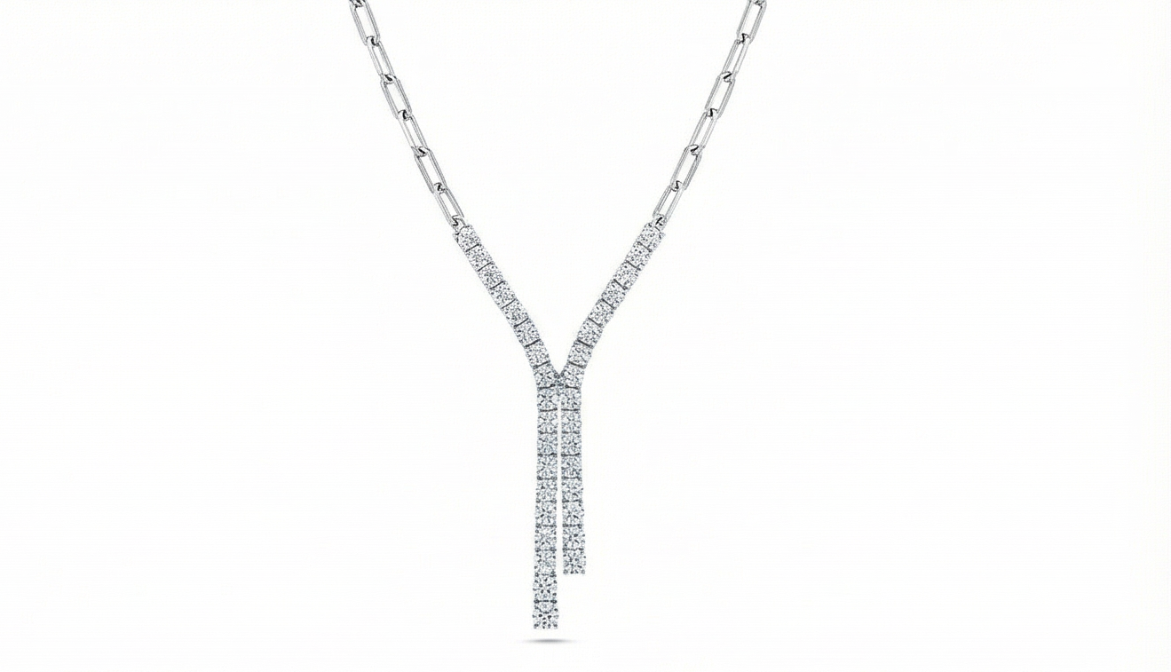 Imperial Drop Necklace - Lab Diamond