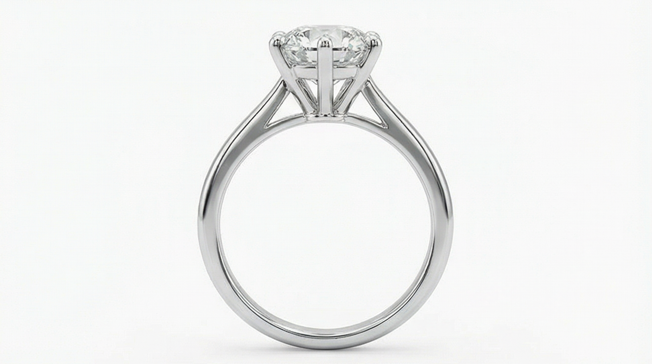 The Classic - Round Solitaire - Moissanite