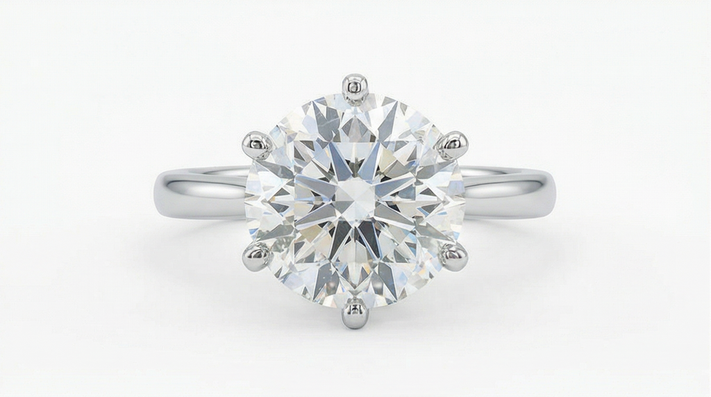 The Classic - Round Solitaire - Moissanite