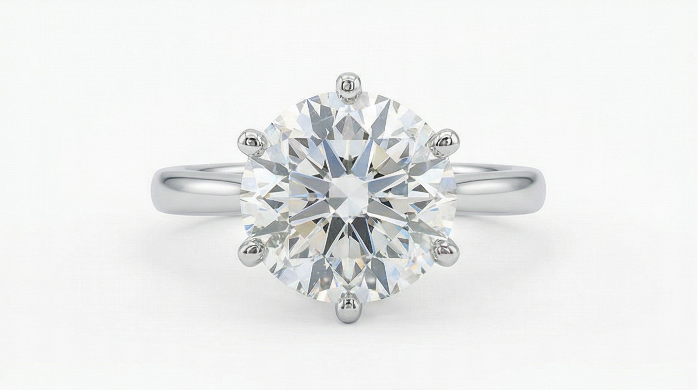The Classic - Round Solitaire - Moissanite