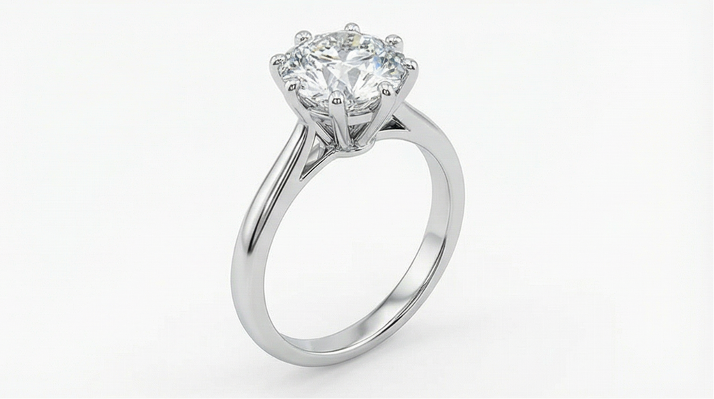 The Classic - Round Solitaire - Moissanite
